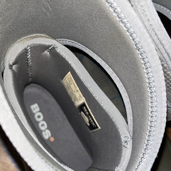 Bogs Olive and Gray Plaid Rain Boots - Picture 6 of 7